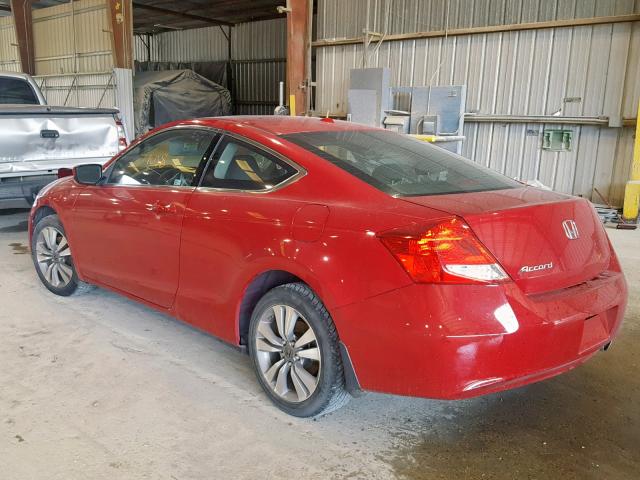 1HGCS1B86BA014791 - 2011 HONDA ACCORD EXL RED photo 3