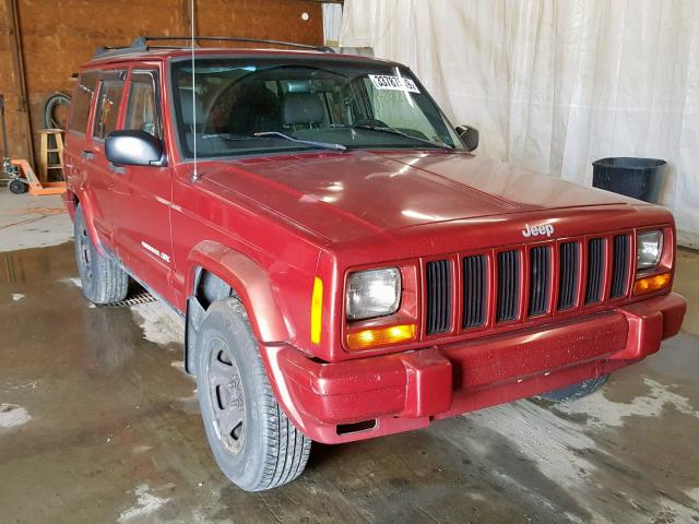 1J4FF68S1XL512483 - 1999 JEEP CHER COUN RED photo 1