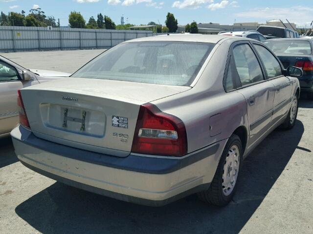 YV1TS97DXX1021294 - 1999 VOLVO S80 GRAY photo 4