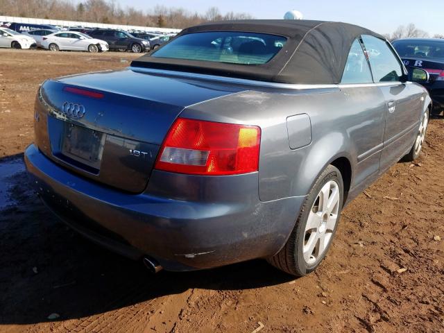 WAUAC48H66K004707 - 2006 AUDI A4 1.8 CABRIOLET  photo 4