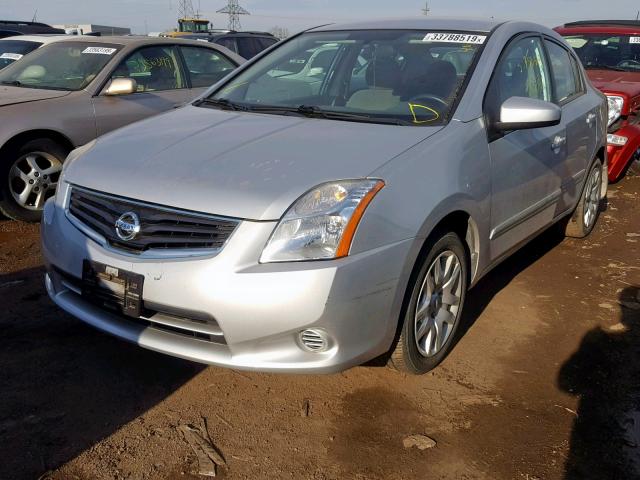 3N1AB6AP9CL749631 - 2012 NISSAN SENTRA 2.0 SILVER photo 2