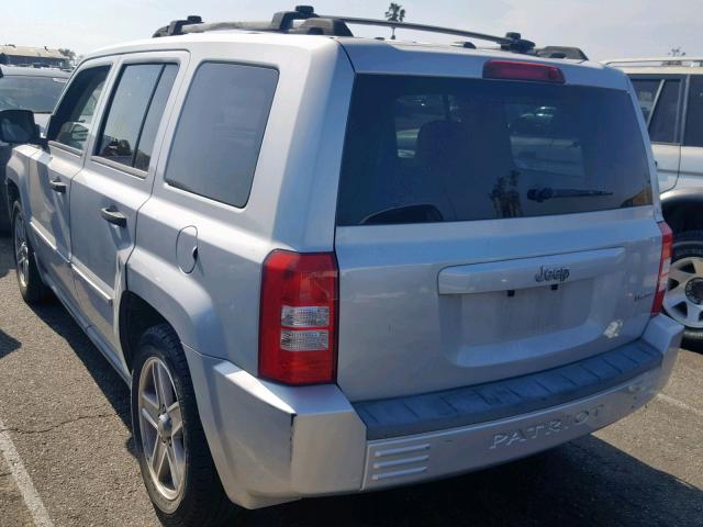 1J8FT48WX8D701918 - 2008 JEEP PATRIOT LI SILVER photo 3