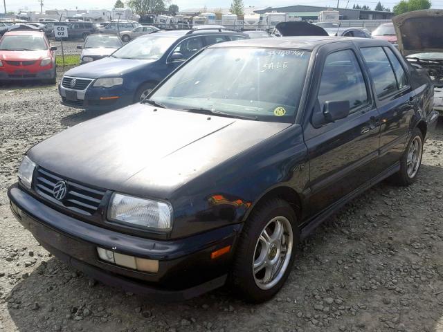 3VWVA81H4VM088008 - 1997 VOLKSWAGEN JETTA GT BLACK photo 2