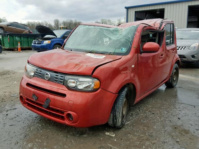 JN8AZ28R19T109575 - 2009 NISSAN CUBE BASE RED photo 2