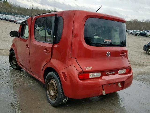 JN8AZ28R19T109575 - 2009 NISSAN CUBE BASE RED photo 3