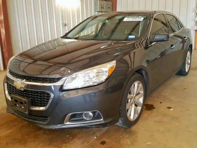 1G11F5SL5FF112475 - 2015 CHEVROLET MALIBU LTZ CHARCOAL photo 2