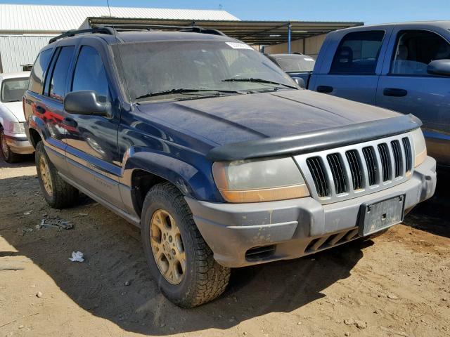 1J4GW48S71C607095 - 2001 JEEP GRAND CHER BLUE photo 1