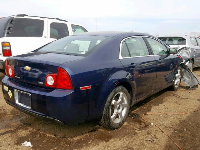 1G1ZA5E06A4103565 - 2010 CHEVROLET MALIBU LS BLUE photo 4