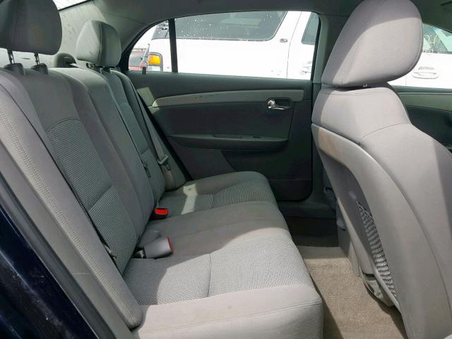 1G1ZA5E06A4103565 - 2010 CHEVROLET MALIBU LS BLUE photo 6