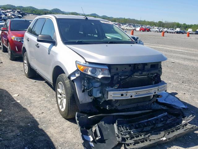 2FMDK3GC8EBA93980 - 2014 FORD EDGE SE SILVER photo 1