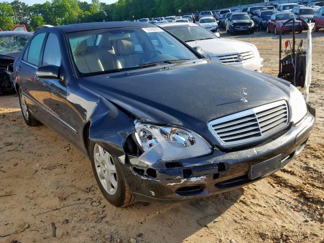 WDBNG75J32A267527 - 2002 MERCEDES-BENZ S 500 CHARCOAL photo 1