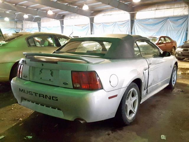 1FAFP45XXXF224425 - 1999 FORD MUSTANG GT SILVER photo 4