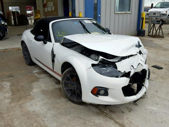 JM1NC2LF0F0242367 - 2015 MAZDA MX-5 MIATA WHITE photo 1