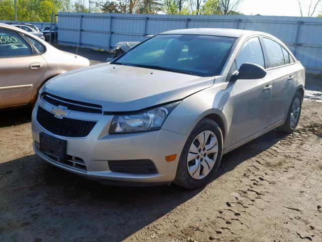 1G1PA5SH6D7188203 - 2013 CHEVROLET CRUZE LS BEIGE photo 2