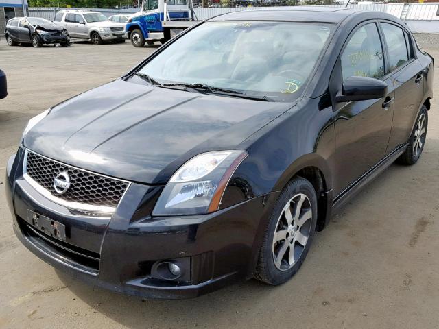 3N1AB6AP6CL721415 - 2012 NISSAN SENTRA 2.0 BLACK photo 2