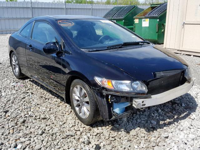 2HGFG12909H515498 - 2009 HONDA CIVIC EXL BLACK photo 1