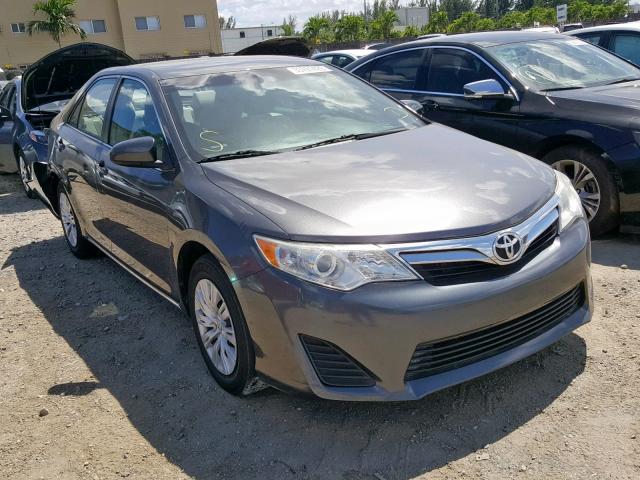4T1BF1FK0DU701802 - 2013 TOYOTA CAMRY L GRAY photo 1