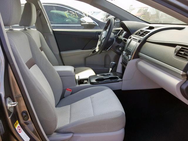4T1BF1FK0DU701802 - 2013 TOYOTA CAMRY L GRAY photo 5