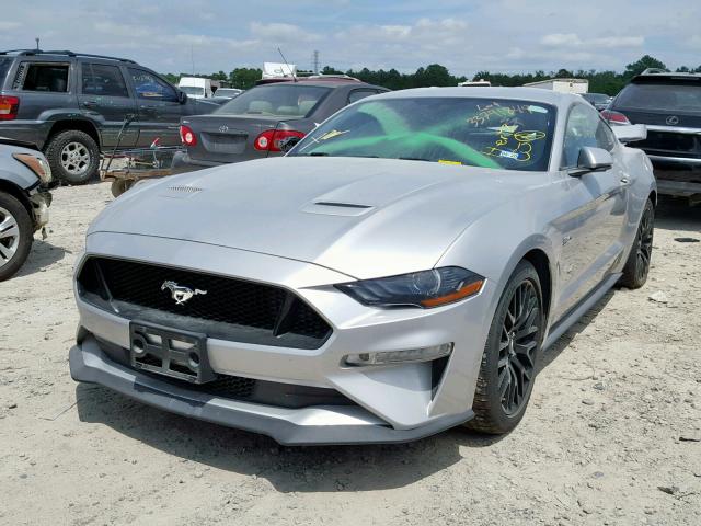 1FA6P8CF9J5177340 - 2018 FORD MUSTANG GT GRAY photo 2