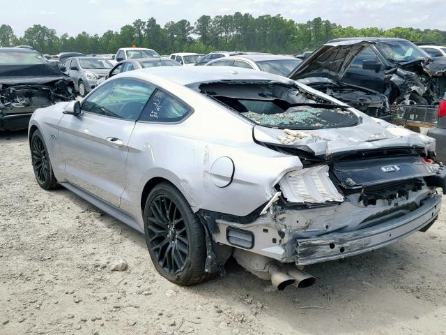 1FA6P8CF9J5177340 - 2018 FORD MUSTANG GT GRAY photo 3