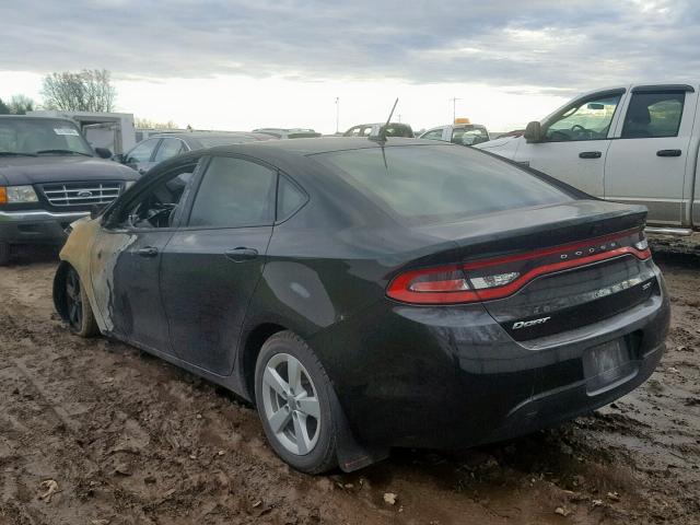 1C3CDFBBXGD539820 - 2016 DODGE DART SXT BLACK photo 3