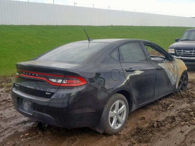 1C3CDFBBXGD539820 - 2016 DODGE DART SXT BLACK photo 4