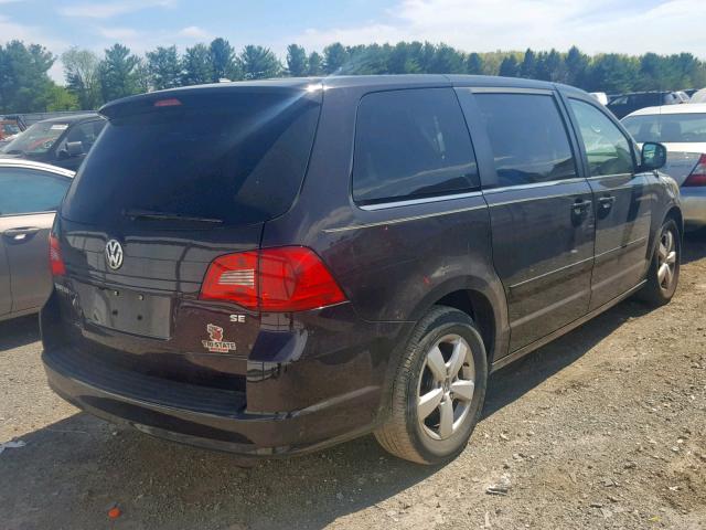 2V4RW3D16AR242475 - 2010 VOLKSWAGEN ROUTAN SE BLUE photo 4