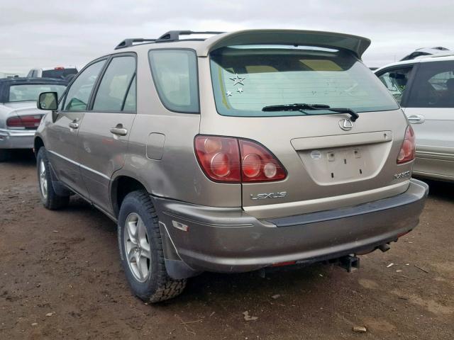 JT6HF10U7Y0112713 - 2000 LEXUS RX 300 BEIGE photo 3