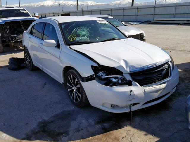 1C3CCBBG1CN267928 - 2012 CHRYSLER 200 TOURIN WHITE photo 1