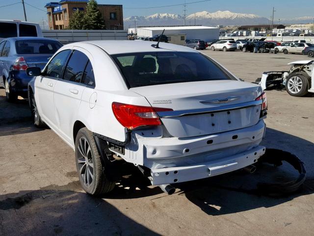 1C3CCBBG1CN267928 - 2012 CHRYSLER 200 TOURIN WHITE photo 3