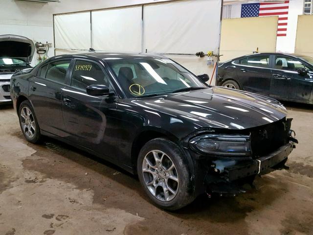 2C3CDXJG8FH920084 - 2015 DODGE CHARGER SX BLACK photo 1