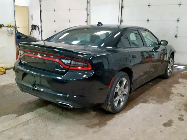 2C3CDXJG8FH920084 - 2015 DODGE CHARGER SX BLACK photo 4