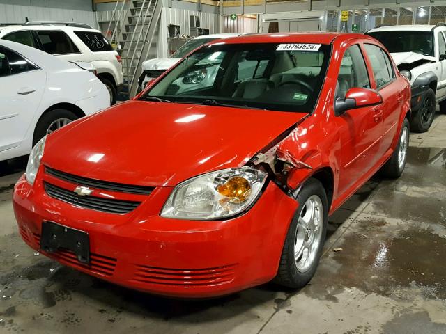 1G1AL58F487143322 - 2008 CHEVROLET COBALT LT RED photo 2