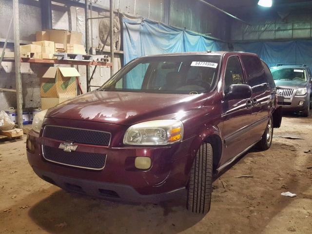 1GNDV23117D120015 - 2007 CHEVROLET UPLANDER L 勃艮第红 照片 2