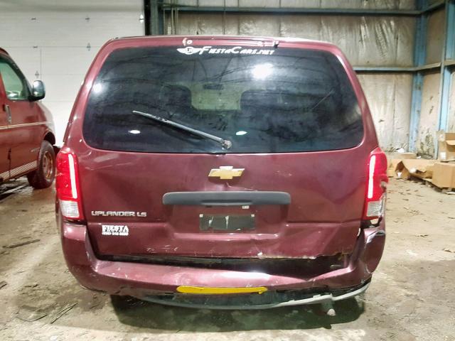 1GNDV23117D120015 - 2007 CHEVROLET UPLANDER L 勃艮第红 照片 9