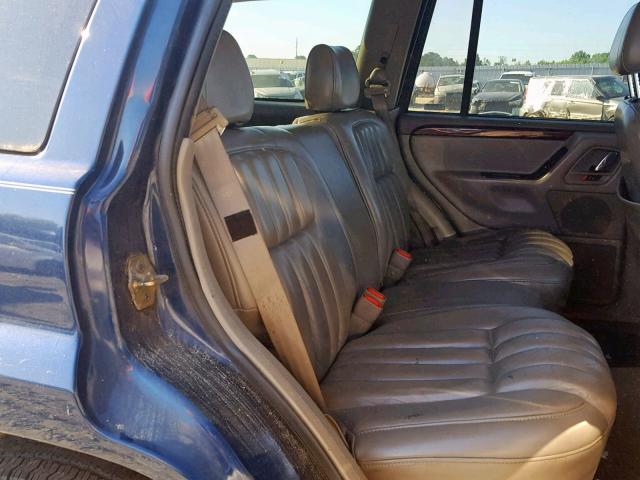 1J4G258S9YC254788 - 2000 JEEP GRAND CHER BLUE photo 6