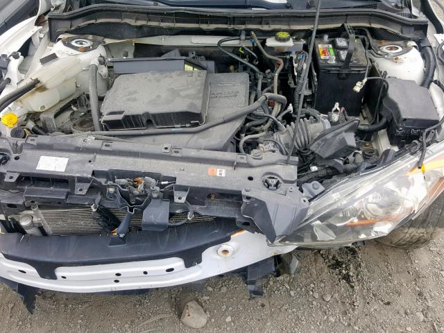 JM1BL1S65A1329246 - 2010 MAZDA 3 S WHITE photo 7