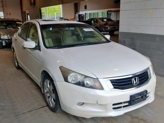 1HGCP36818A042353 - 2008 HONDA ACCORD EXL WHITE photo 1