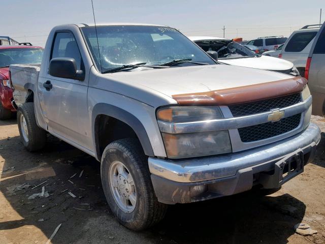 1GCDT14E778177757 - 2007 CHEVROLET COLORADO GRAY photo 1