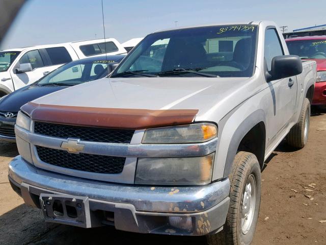 1GCDT14E778177757 - 2007 CHEVROLET COLORADO GRAY photo 2