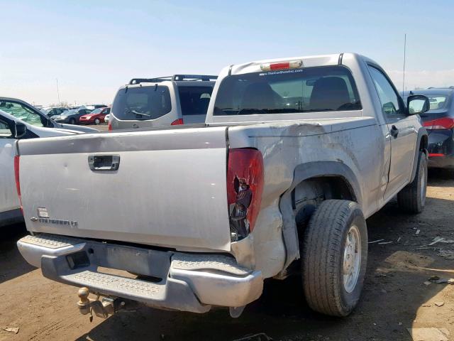 1GCDT14E778177757 - 2007 CHEVROLET COLORADO GRAY photo 4