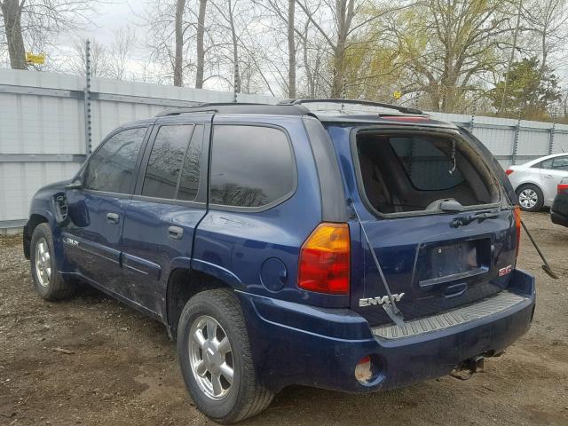 1GKDT13S642374350 - 2004 GMC ENVOY BLUE photo 3