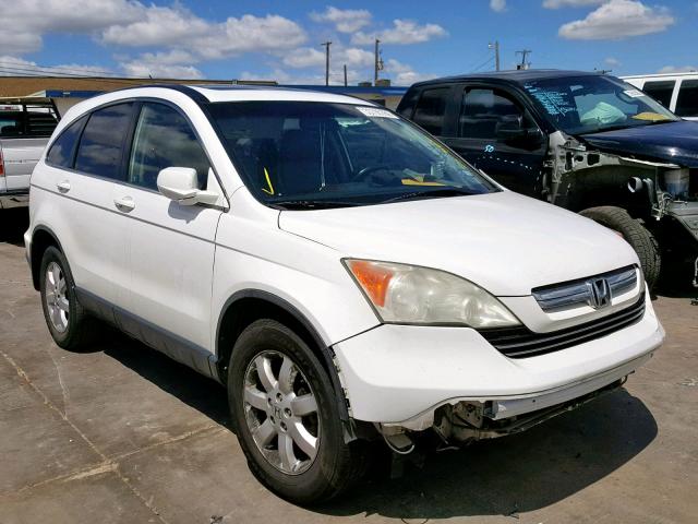 JHLRE48739C023742 - 2009 HONDA CR-V EXL WHITE photo 1