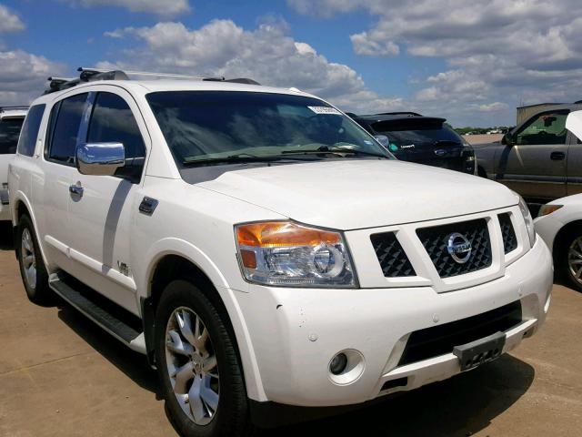 5N1BA08D29N600866 - 2009 NISSAN ARMADA SE WHITE photo 1