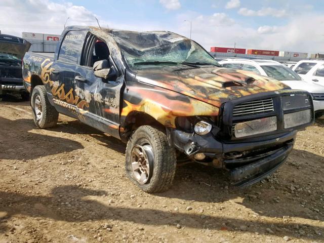 3D7KS28C25G753633 - 2005 DODGE RAM 2500 S BLACK photo 1