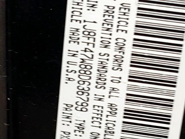 1J8FF47W88D636799 - 2008 JEEP COMPASS SP 黑色 照片 10