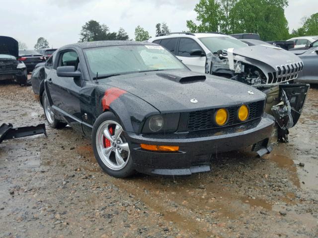 1ZVHT82H175250398 - 2007 FORD MUSTANG GT BLACK photo 1