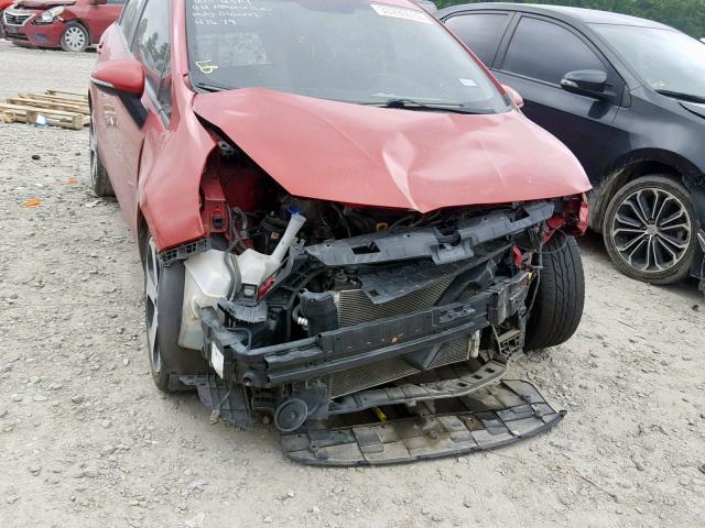 KNADN5A35E6329738 - 2014 KIA RIO EX RED photo 9