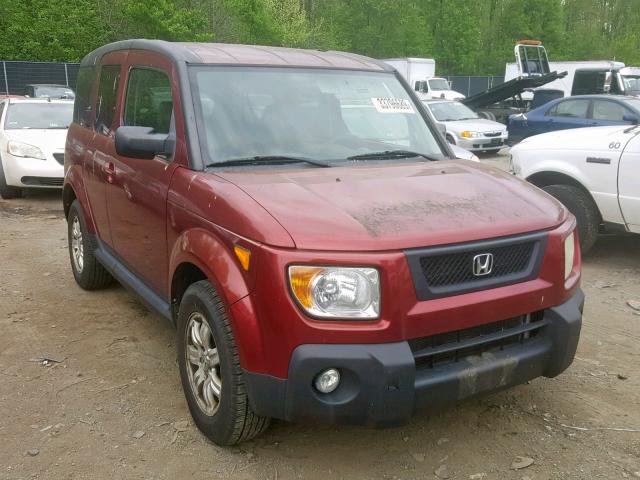 5J6YH18706L008314 - 2006 HONDA ELEMENT EX MAROON photo 1