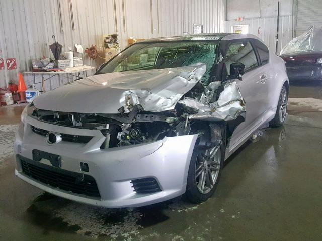 JTKJF5C79C3039819 - 2012 TOYOTA SCION TC SILVER photo 2